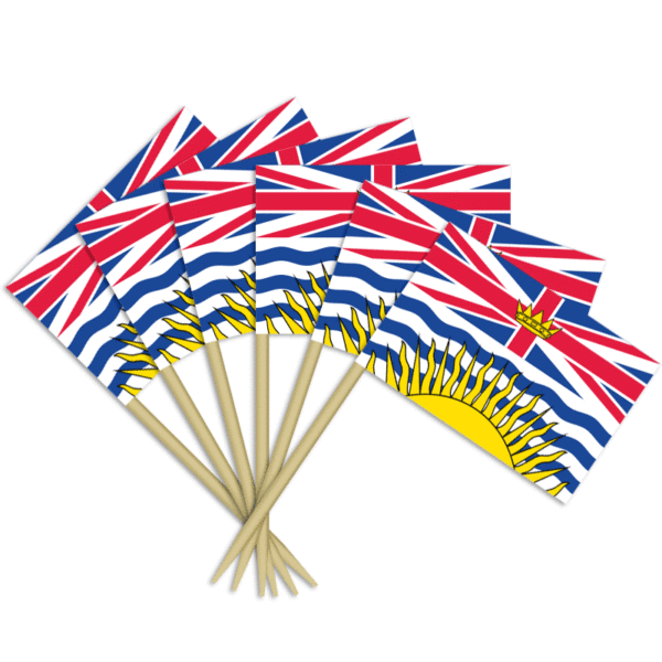 BC Toothpick Flags - Flag of British Columbia
