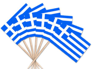 Toothpick Flag Greece