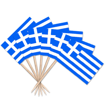 Toothpick Flag Greece