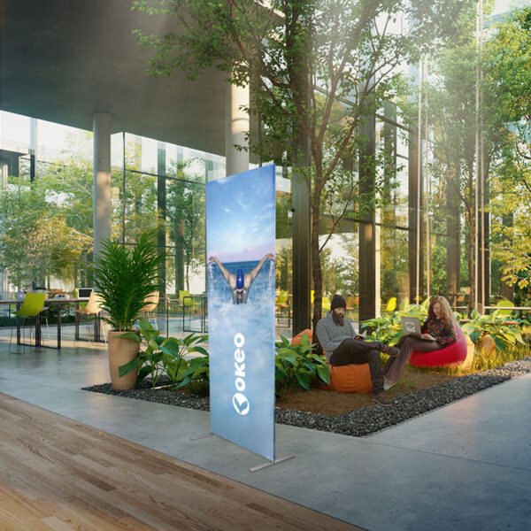 Promotional Aluminium Fabric Banner Stand