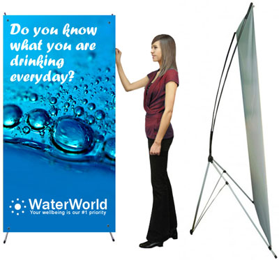 X Banner Stands, Banners and Signs Customize for Business | The Flag Shop