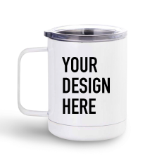 Stainless Steel Printed Coffee Mug 10 Oz
