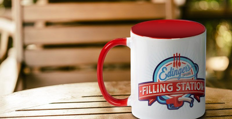 11oz Ceramic Printed Coffee and Tea Branded Mugs