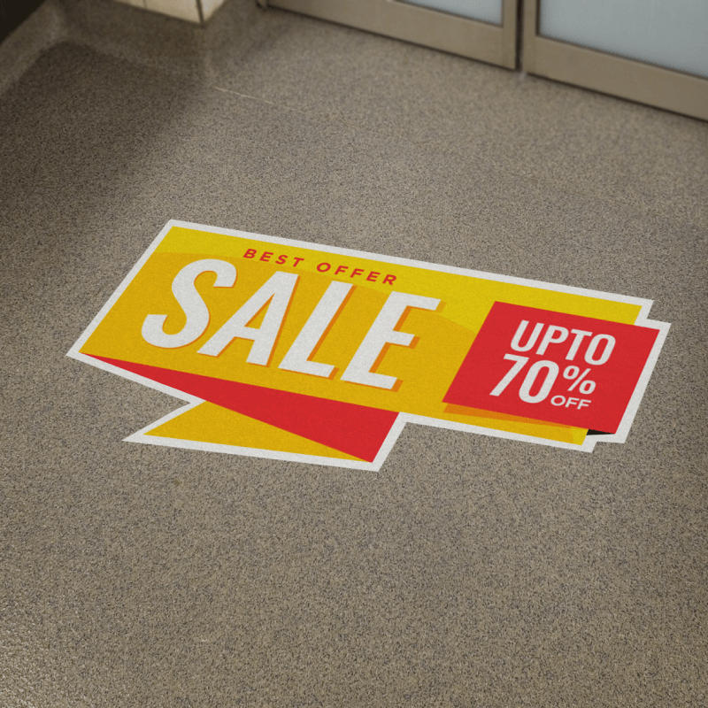 Floor Graphics - Vinyl Floor Adhesive 13mil