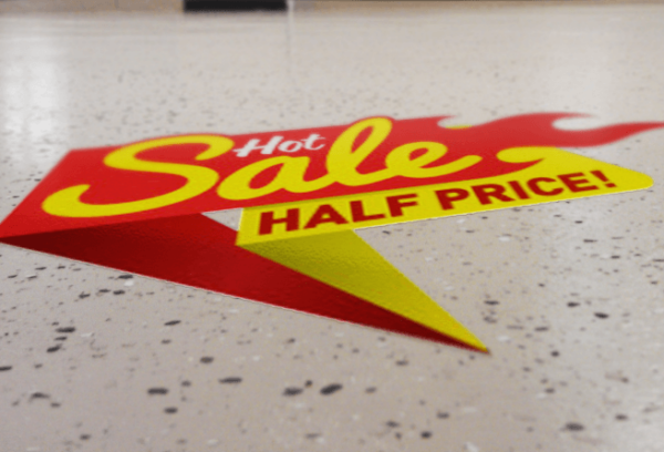 Floor Graphics - Vinyl Floor Adhesive