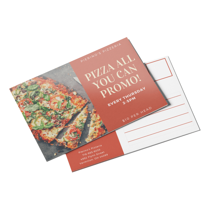 Matte Postcard Printing - Business Advertising Postcards